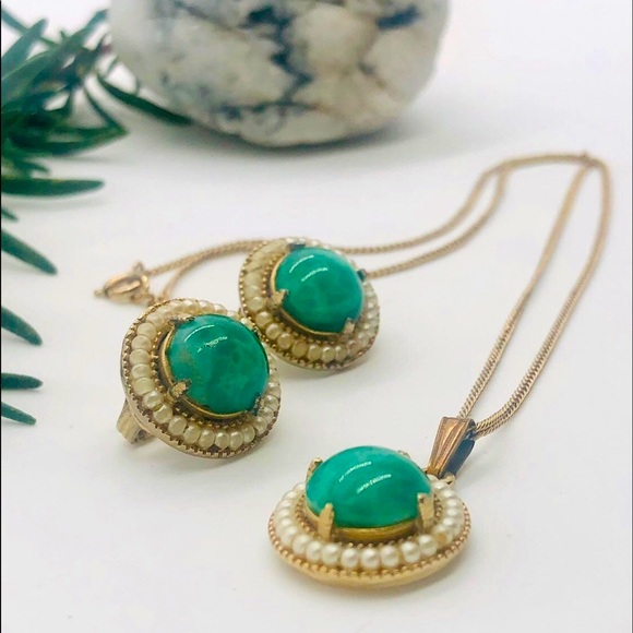 Vintage adorable demi set signed WEISS - Picture 4 of 10